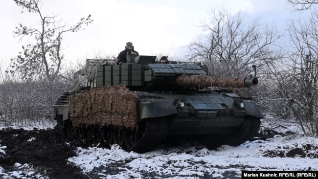 Танк Leopard 1A5 у складі ЗСУ в районі Покровська