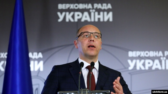 Голова Верховної Ради України Андрій Парубій. Київ. 5 липня 2019 року