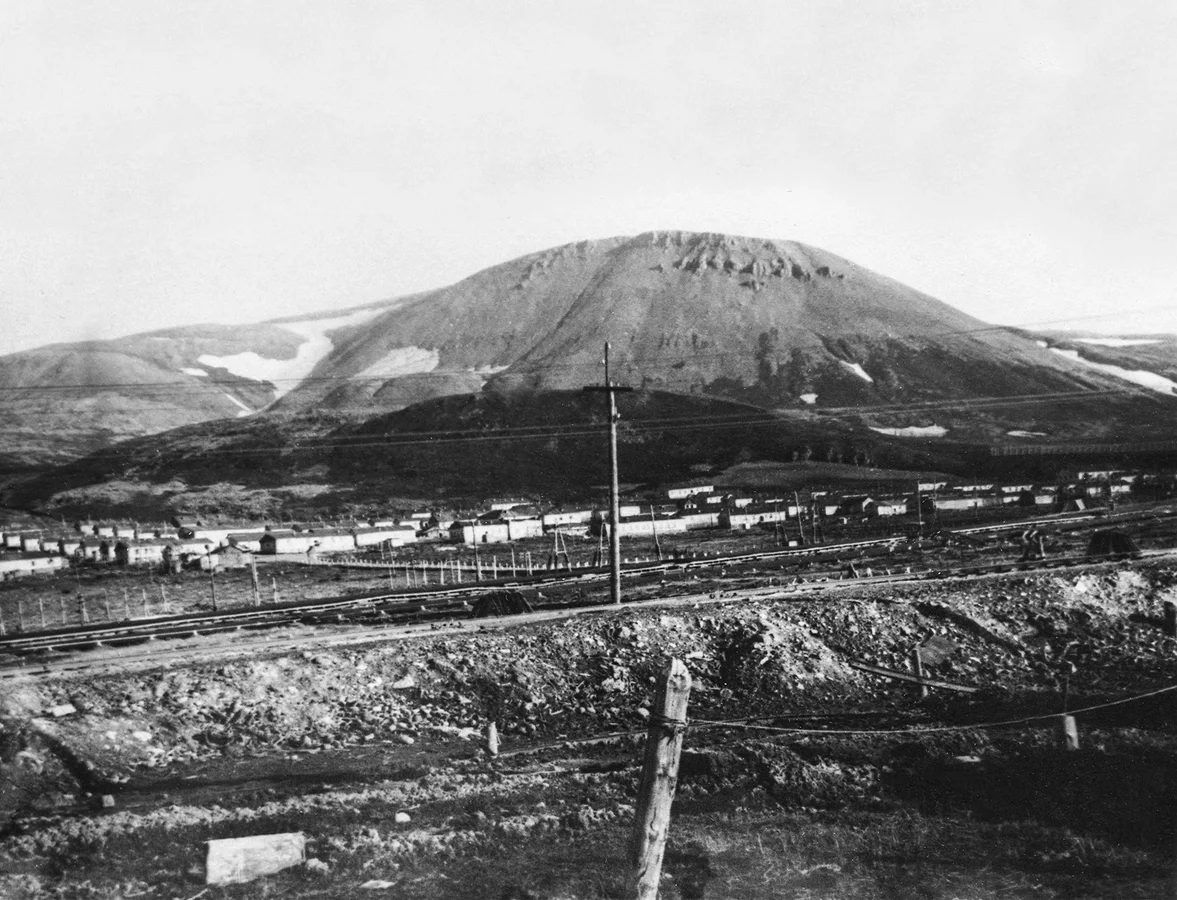 Вигляд на один із таборів ГУЛАГу, Норильськ, початок 1950-х років