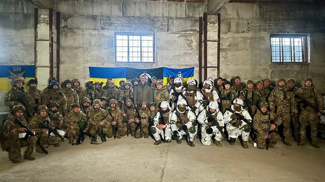 Військові окремого штурмового полку «Скеля».