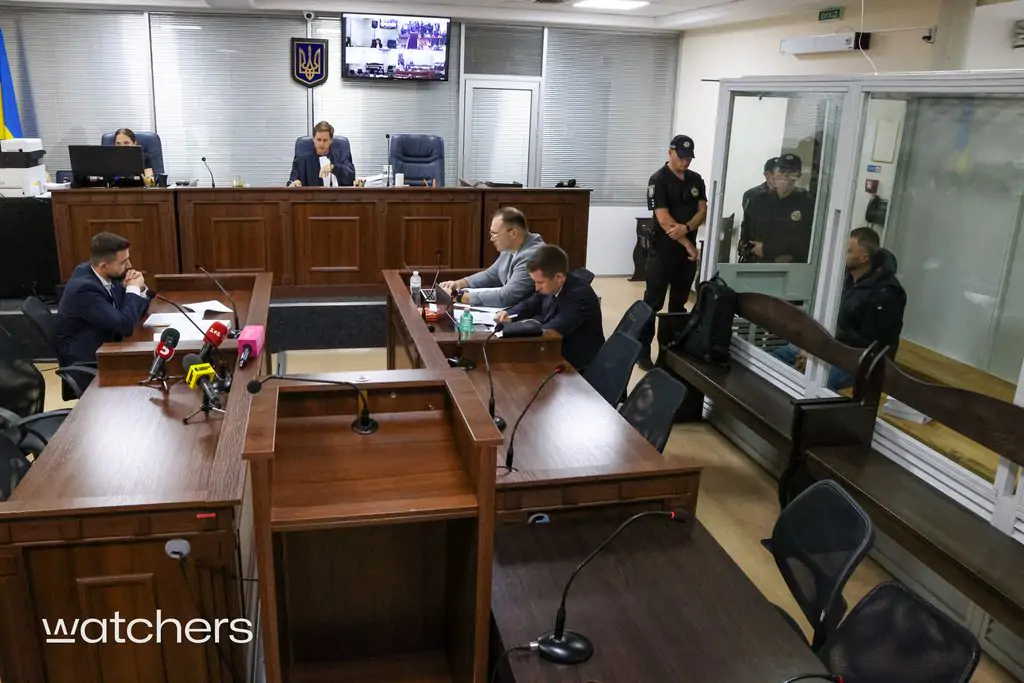 Судове засідання з розгляду клопотання щодо обрання запобіжного заходу Кропиві 6 вересня 2026 року. Фото: Стас Юрченко, Watchers