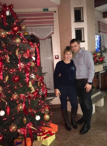 Валентина Кропива зі своїм сином Сергієм (фото Facebook)