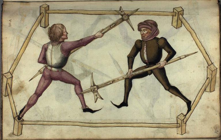 Бой топорами! Как дрались, используя это оружие, средневековые рыцари