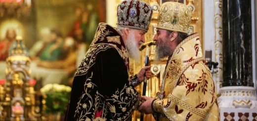 Патріарх Кирил та митрополит Онуфрій у Москві, 2015 рік