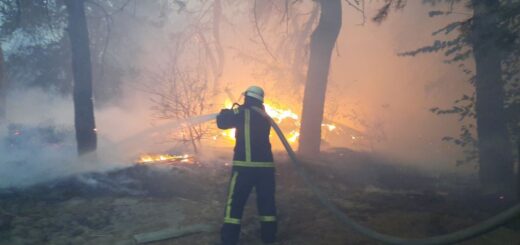 Вогонь на Луганщині