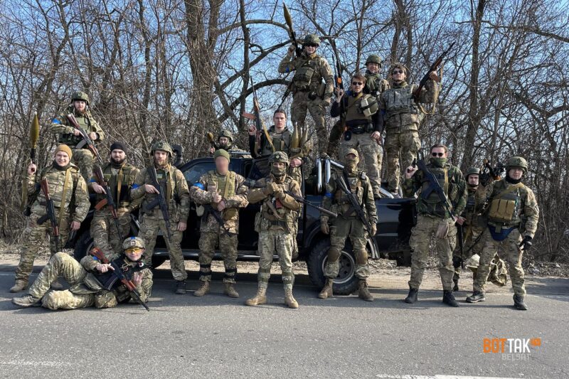 Бойцы территориальной обороны «Азова». Украина, март 2022 года.