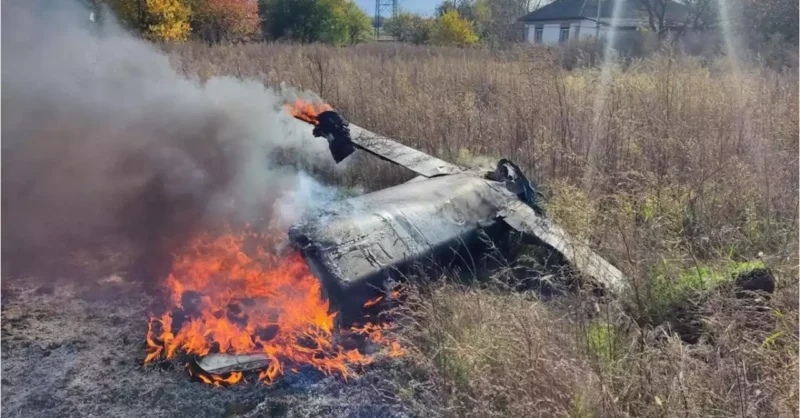 сбитая ракета Калибр на Юге Украины