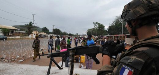 Французские военные проводят операцию в Центральной Африке