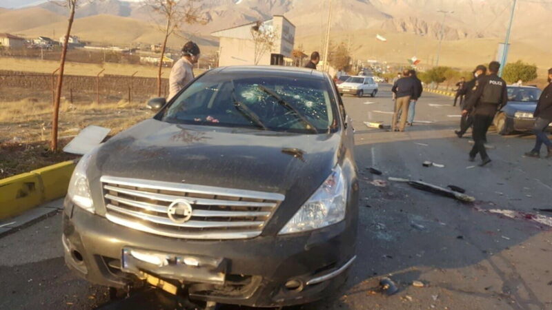 Машина погибшего учёного Мохсена Фахризаде Фото Reuters