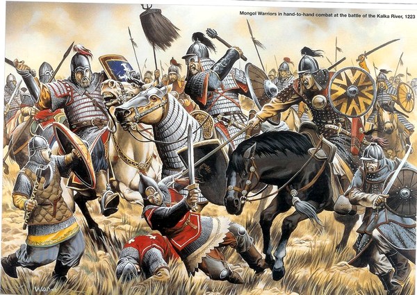 Как монголы разбили русских князей на Калке