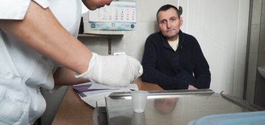 Андрій Яровий під час програми замісної терапії у Києві, 14 лютого 2022 року Фото: hromadske