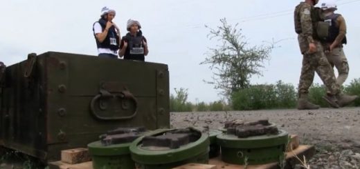 На Донбассе найдены российские противопехотные мины ПМН-2