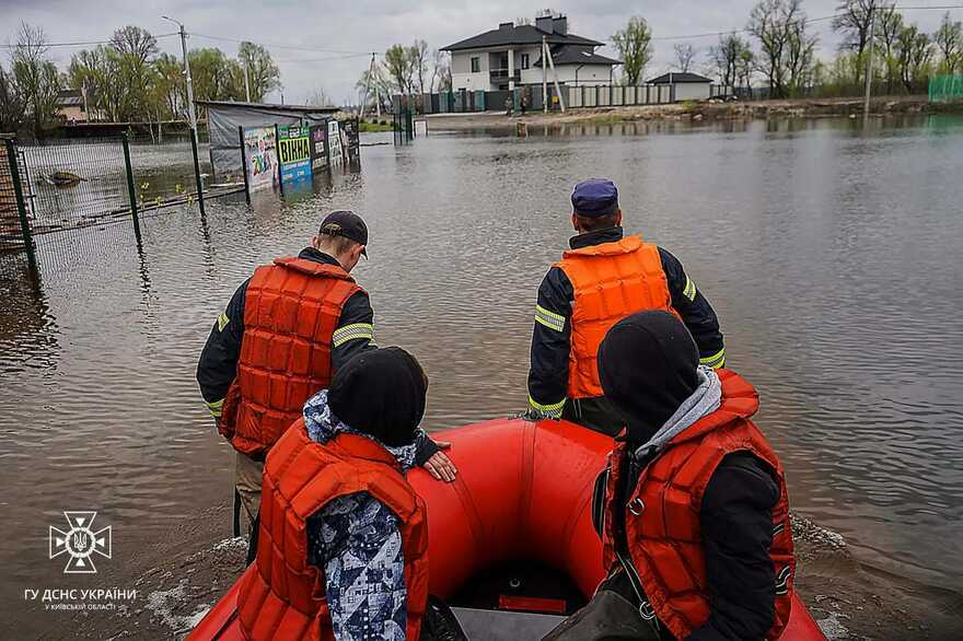 Село Осещина Вишгородського району. Джерело: ГУ ДСНС України

