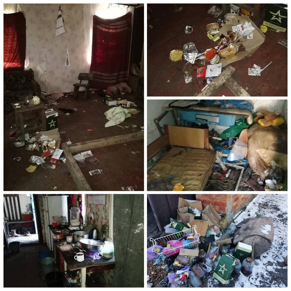 Русские вояки на Сумщине выгнали во двор семью и поселились в их доме: на фото результаты их «хозяйствования